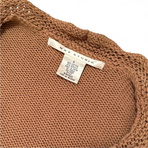 Max Studio Vtg Boho Ruffled Cardigan - Picture 2 of 4